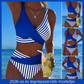 👙 Színblokkos bikini S–3XL: Stílusos és alakformáló kétrészes fürdőruha 🌊
