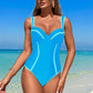 "SIESSEN, MÁR CSAK 24 ÓRA!"👙🌞 Szexi sovány derék női egyrészes fürdőruha-2