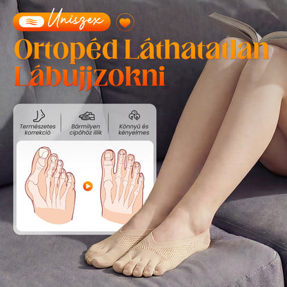 🔥Forró akció🥳 Unisex, alakformáló, láthatatlan ötujjas zokni