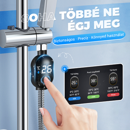Hőmérsékletmérő – azonnal megjeleníti a hőmérsékletet!