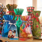 🎅🎁 -49%! Készülj a karácsonyra! Zsinórral zárható karácsonyi ajándékzacskók – Biológiailag lebomló 🎄✨