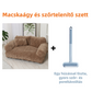 💘🐾 Puha nyugtató állatágy levehető huzattal | Kényelmes pihenőhely kutyáknak és macskáknak 🛏️✨