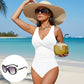 ☀️50% kedvezmény🏖️ Női, derékvonalat kiemelő egyrészes fürdőruha 🩱