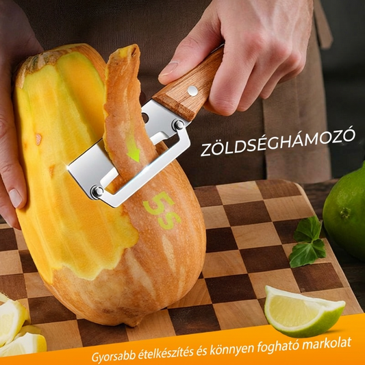 🥕 Multifunkciós zöldségkaparó a konyhába
