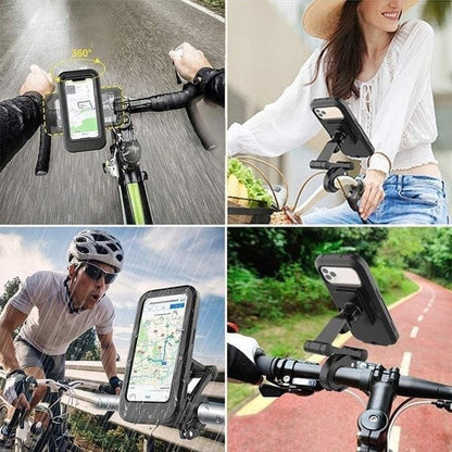 Vízálló telefon tartó - alkalmas motorkerékpárokhoz és kerékpárokhoz