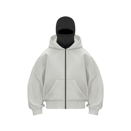 Ninja cipzáras kapucnis férfi és női kapucnis