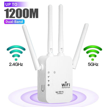 🔋Otthoni Wi-Fi Megmentő: Kétcsatornás Jel-Erősítő | Szabadulj Meg a Holt Zónáktól!