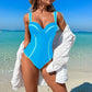 "SIESSEN, MÁR CSAK 24 ÓRA!"👙🌞 Szexi sovány derék női egyrészes fürdőruha-2