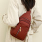 🔥50% OFF🔥Női Vintage PU bőr mellkas táska