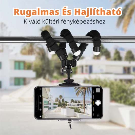 🔥 Rugalmas mini állvány 📱📸✨