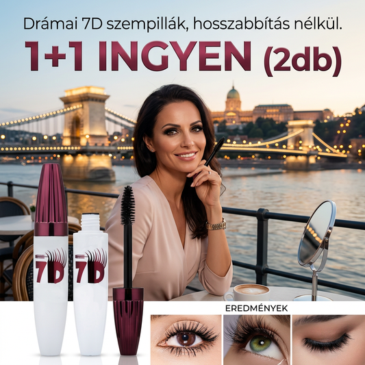 👁️ Vízálló Szempillaspirál – Nem Mosódik El, Extra Hosszú | 1+1 Gratis! 💧✨🎁