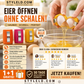 🍳 50 % Rabatt – 2-in-1 Eierknacker & Eigelb-Separator – hygienisch, einfach in der Handhabung & vielseitig für rohe und gekochte Eier 🥚