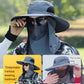 ☀️ Hegymászó napellenző sapka – UPF 50+, nyakvédővel és szellőzőnyílásokkal túrázáshoz és trekkinghez 🧢