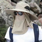 ☀️ Hegymászó napellenző sapka – UPF 50+, nyakvédővel és szellőzőnyílásokkal túrázáshoz és trekkinghez 🧢