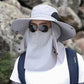 ☀️ Hegymászó napellenző sapka – UPF 50+, nyakvédővel és szellőzőnyílásokkal túrázáshoz és trekkinghez 🧢