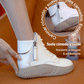 【✨2025 Új Termékek】👢Fehér talpú Faux Fuzzy csizmák