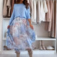 🌸Tavaszi akciók🌸 Kék szett Bow Back Top és Tulle szoknya