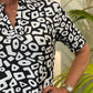 【S-3XL】💖 Női Lezser Rövid Ujjú V-Nyakú Mintás Ruha