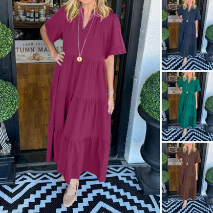 🌸Mit vegyek fel holnap?💐Elegáns női többszintes maxi ruha