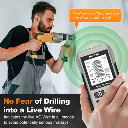 Többfunkciós kézi fém- és fali érzékelő