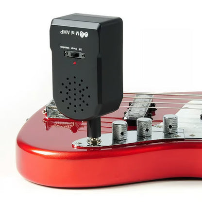 🎸Mini hordozható elektromos gitár erősítő készlet