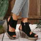 【EU 35-43】👡Tassel nyitott orrú női platform szandálok