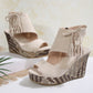 【EU 35-43】👡Tassel nyitott orrú női platform szandálok