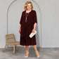 Plus Size réteges Midi ruhad