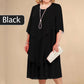 Plus Size réteges Midi ruhad