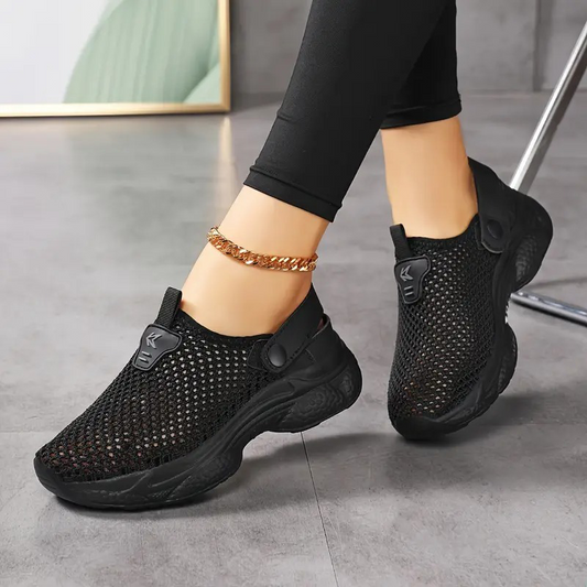 🔥 Lélegző hálós tornacipő nőknek – Ultralight, párnázott talp, nyári kényelem 🌬️✨🚶‍♀️