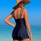 👙Női 2 darabos magas derekú tankini fürdőruha🏖️