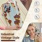 Vintage kemény tok rozsdás mintával iPhone-hoz