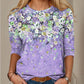 Floral Print Long-Sleeve Top