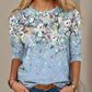 Floral Print Long-Sleeve Top