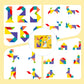 Mágneses utazó tangram puzzle gyerekeknek🎈