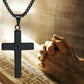 Stainless Steel Cross Pendant Necklace for Men & Women