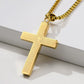 Stainless Steel Cross Pendant Necklace for Men & Women
