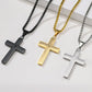 Stainless Steel Cross Pendant Necklace for Men & Women