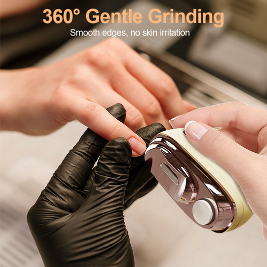 🔥Professzionális Körömápolás Otthon - 360°-os Csiszolás Azonnali Fényes Felülettel