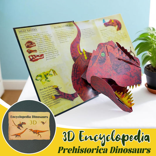 🦖3D Encyclopedia Prehistorica Dinosaurs – Indítsd el gyermekeid szellemi fejlődésének útját! 📚