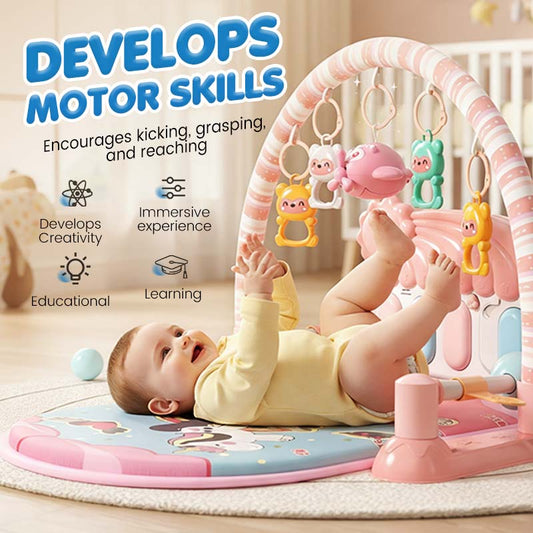 🎵3 az 1-ben babazenei zongora játékszőnyeg🎁