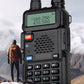 📡 UV-5R Amatőr rádió nagy hatótávolságú UV5R kétirányú rádió, kétsávos walkie-talkie