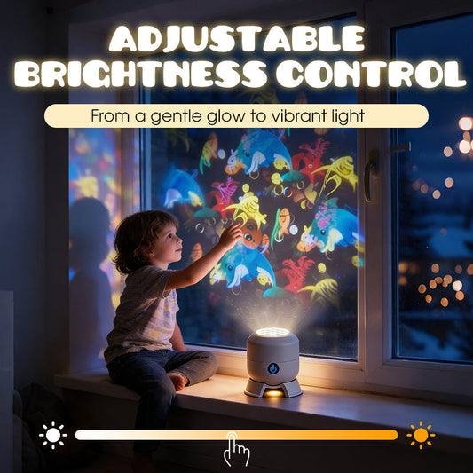 ✨Dinamikusan forgó LED projektor lámpa