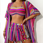🩱 Csíkos spagetti bikini 4 részes szett 🏖️
