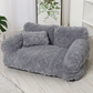 🐶🛋️ Puha nyugtató állatágy – Levehető, mosható huzat, meleg & biztonságos