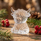 Highland Cow jégkockaforma – aranyos 3D-s szilikonforma italokhoz és partikhoz