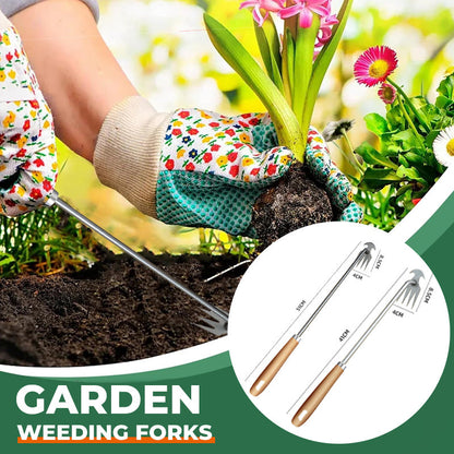 Fakéreges, többfunkciós kerti gyomirtó villa 🌿 Kiváló segítőtárs a kertészkedéshez és a gyomirtáshoz