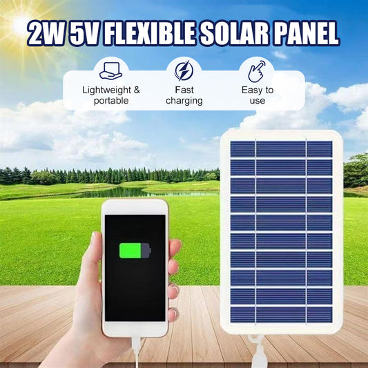 ☀️ 2W 5V Hajlékony Napelemes Panel