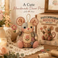 🎁Akciós ajánlat🧵Kézzel készített vintage egér plüss varrókészlet