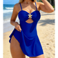 🐚✨ Tengeri csillag díszes áttört női bikini 🏖️